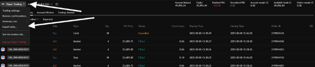 Step 5 screenshot for TradingView (Paper Trading)